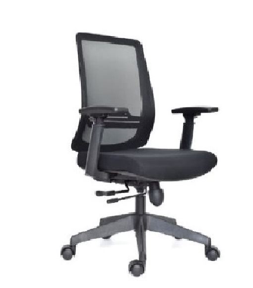 SILLA DE OFICINA GERENCIAL ERGONÓMICA OV-THINK MALLA NEGRO